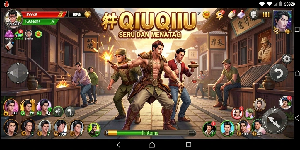 Screenshot gameplay QiuQiu di 369ZK dengan tampilan menarik.