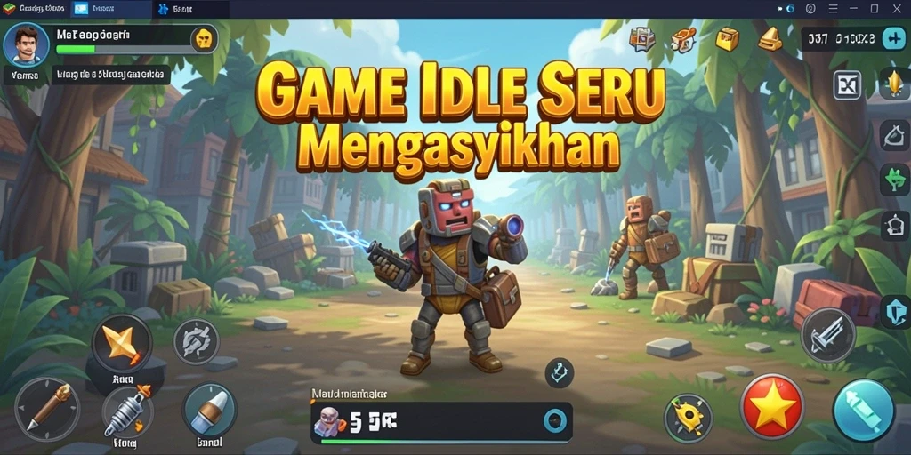 Tampilan gameplay 5RT yang memukau saat Anda mengelola empire.