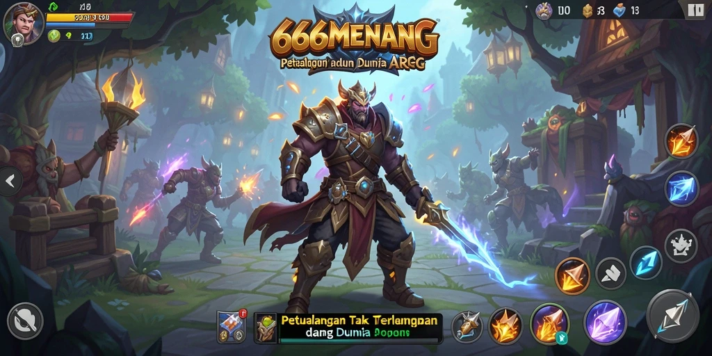 Tampilan gameplay menarik dalam 666MENANG dengan aksi ARPG yang mendebarkan.