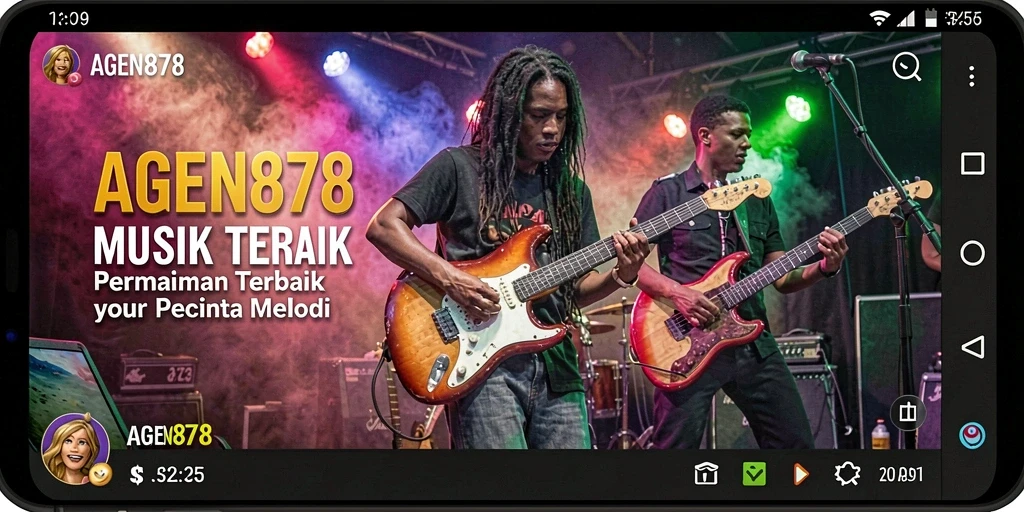 Tampilan antarmuka permainan musik AGEN878 yang menarik dan penuh warna.