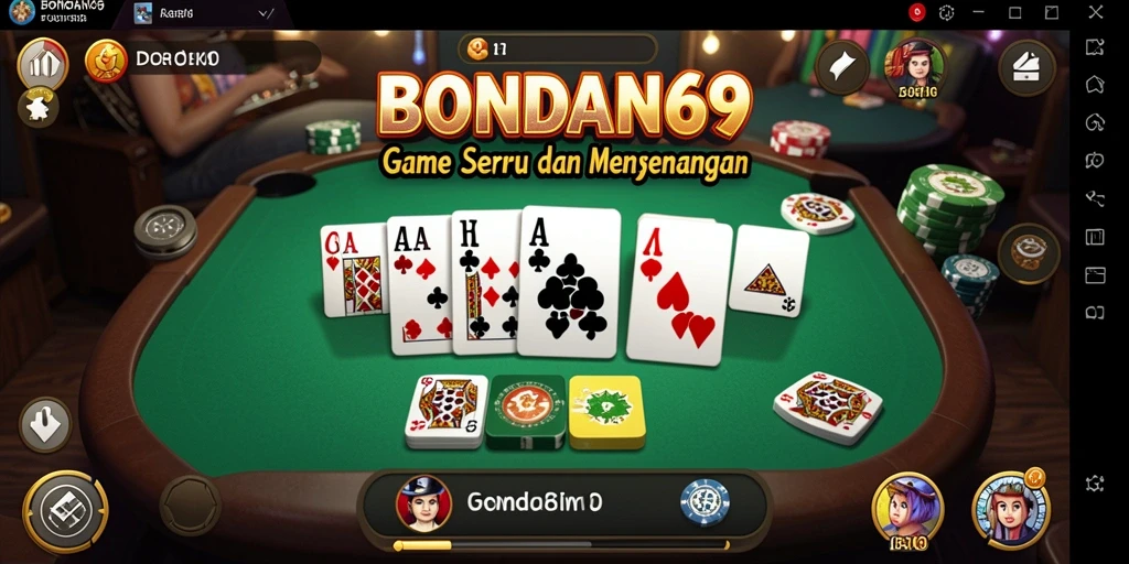 Screenshot gameplay BONDAN69 dengan tampilan Domino yang seru.