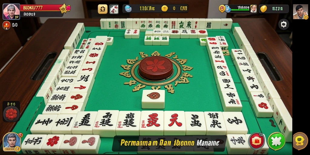 Tampilan gameplay BOSKU777 yang menampilkan keasyikan bermain Mahjong.