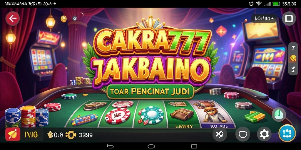 Tampilan gameplay seru dari CAKRA777 yang menampilkan pengalaman kasino.