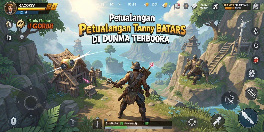 Tampilan gameplay GACOR88 dengan dunia terbuka yang luas dan penuh petualangan.