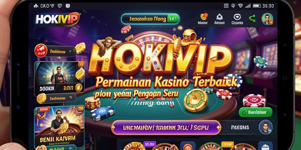 Tampilan menarik dari gameplay HOKIVIP yang seru dan mendebarkan.