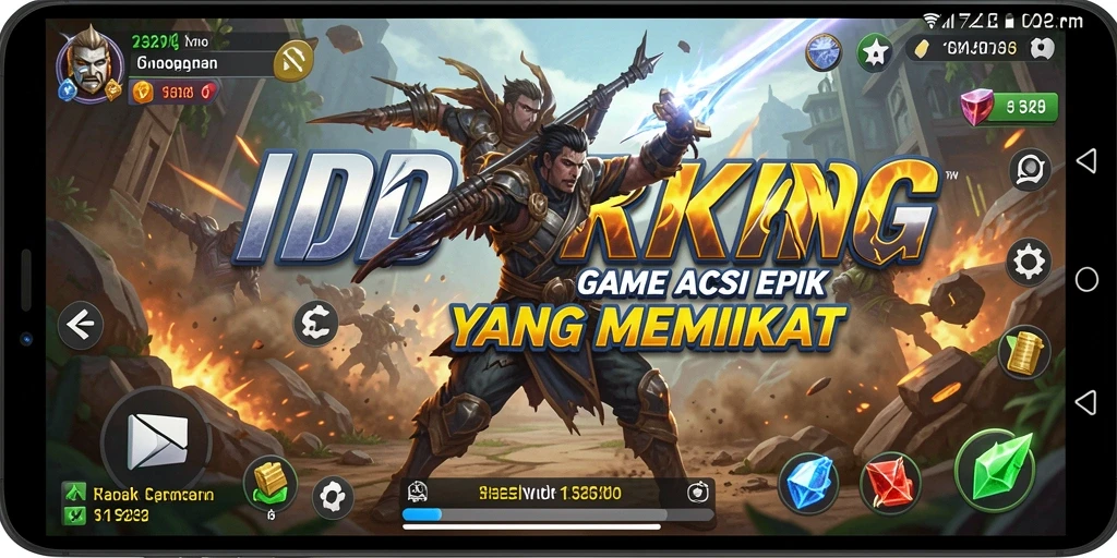 Tampilan gameplay menegangkan di IDRKING dengan aksi tanpa henti.