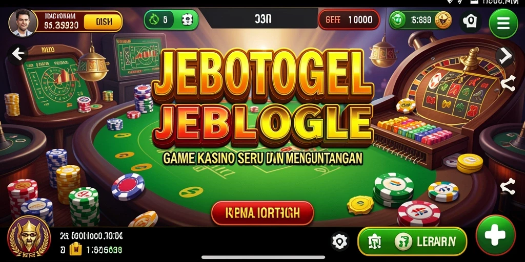 Tampilan menarik dari gameplay JEBOLTOGEL di platform Kasino.