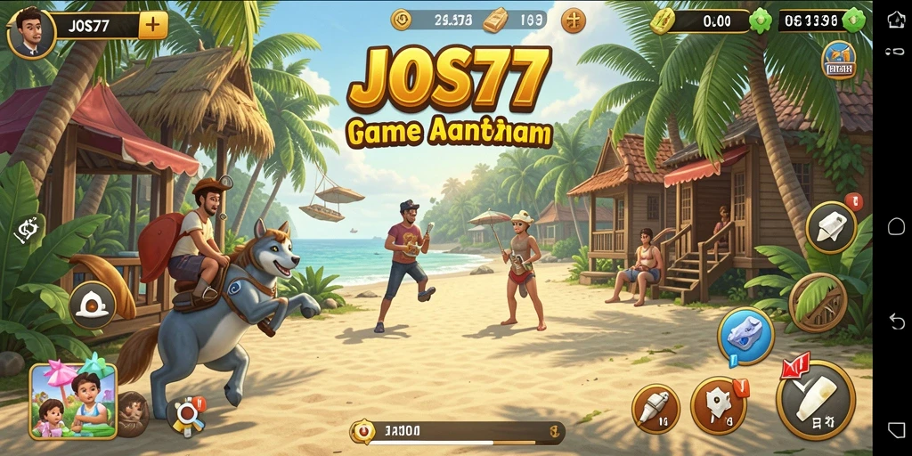 Screenshot gameplay JOS77 yang menarik dan penuh warna.