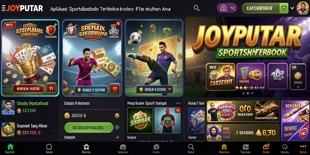 Tampilan gameplay <strong>JOYPUTAR</strong> yang menarik saat bertaruh olahraga.