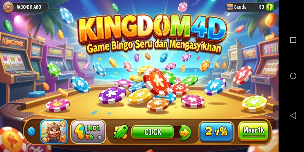 Screenshot menampilkan gameplay KINGDOM4D yang mendebarkan dan interaktif.