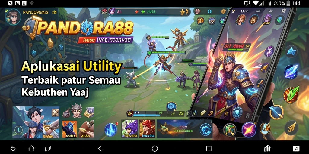 Tampilan antarmuka PANDORA88 yang modern dan intuitif.