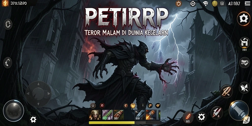 Tangkapan layar menampilkan momen menegangkan dalam gameplay PETIRRP.