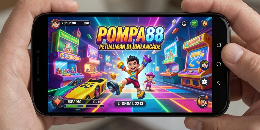 Tangkapan layar POMPA88 menampilkan aksi gameplay Arcade yang mendebarkan.
