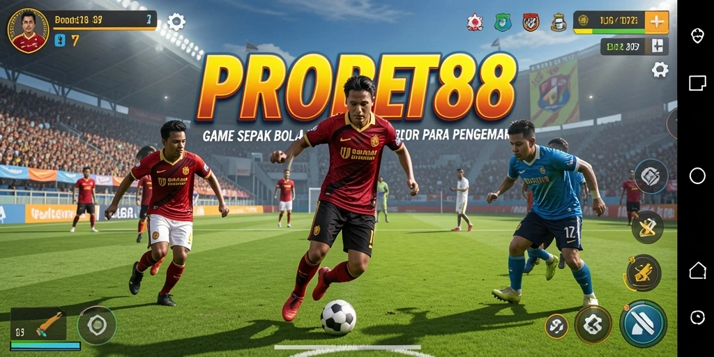 Tampilan gameplay permainan taruhan sepak bola PROBET88 yang menarik.