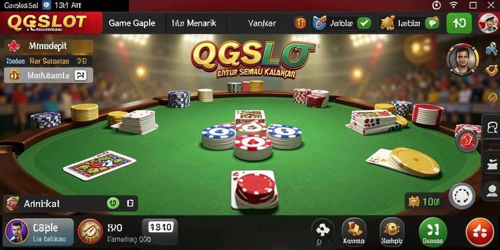 Tampilan gameplay QQSLOT yang seru dan interaktif.