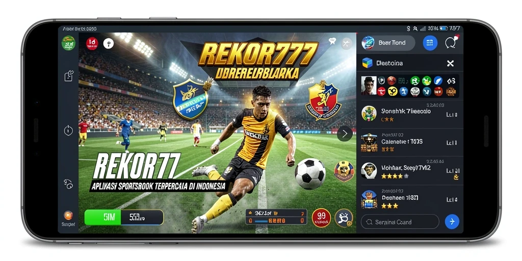 Tampilan menarik dari gameplay taruhan di REKOR777