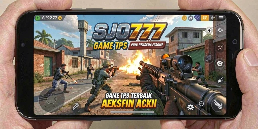 Gameplay SJO777 yang intens dan menegangkan dalam mode TPS.