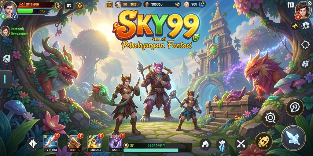 Gameplay seru di SKY99 dengan eksplorasi petualangan yang menantang.
