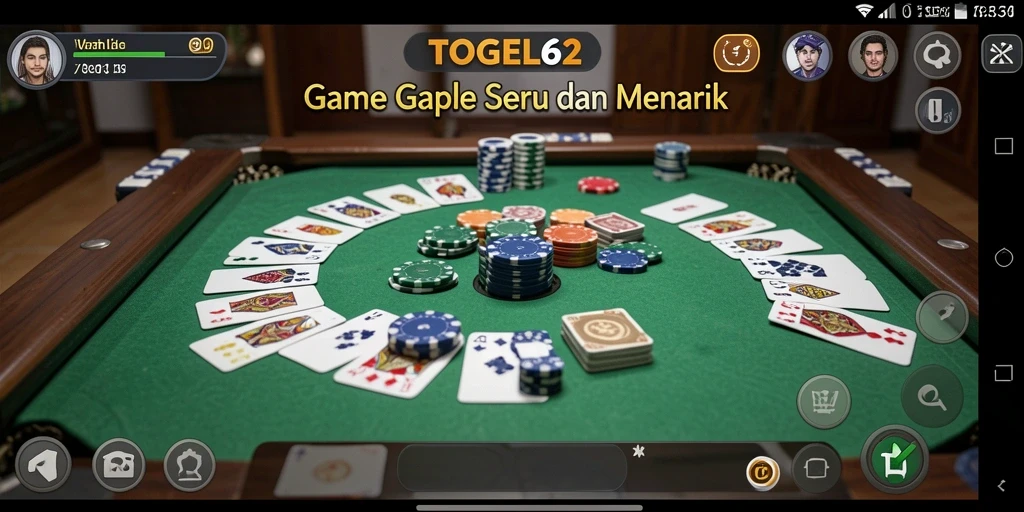 Tampilan gameplay TOGEL62 yang seru dan interaktif.