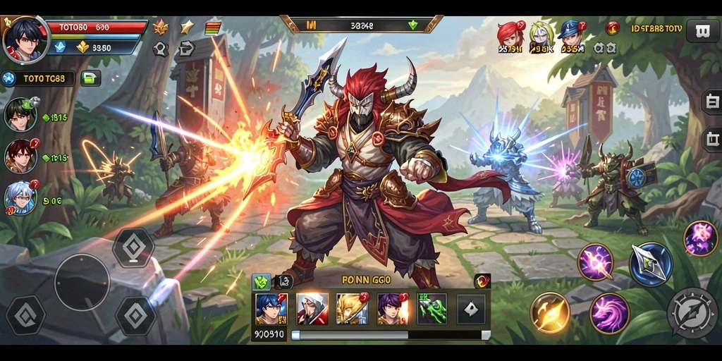 Tampilan gameplay TOTO80 yang dinamis dan strategis.