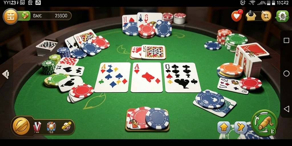 Tampilan gameplay Gaple yang menarik di YY123.